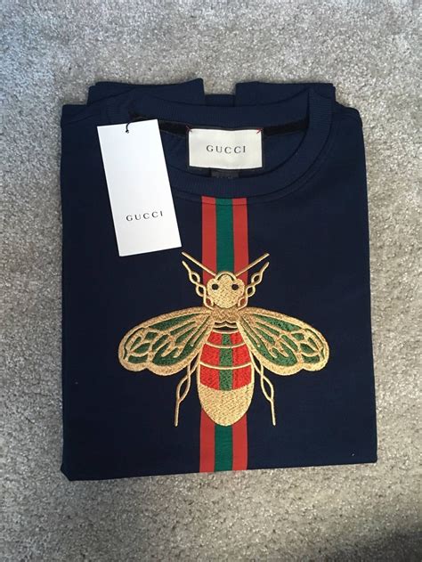 bee brooch gucci replica|gucci bee embroidered sweater.